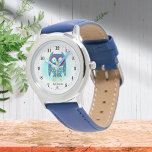 schattige uilliefhebbers voegen naam toe horloge<br><div class="desc">schattige uilliefhebbers voegen naam toe</div>