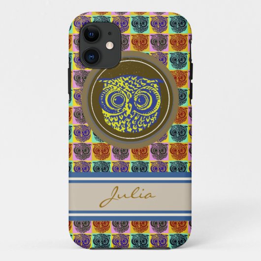 schattige uilvogel Case-Mate iPhone case (Achterkant)