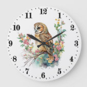 schattige uilvogel grote klok (Voorkant)