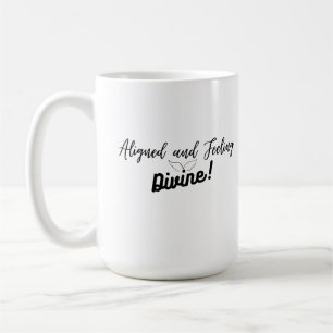 Schattige Uitgelijnd en Gevoel Goddelijke Koffie M Koffiemok