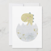 Schattige uitkomen Binnenkort Dinosaurus in Egg Ba Kaart (Achterkant)