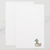 schattige uitkomende baby alligator briefpapier (Voorkant / Achterkant)