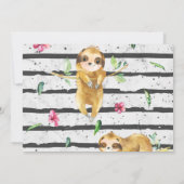 Schattige uitnodiging van de Partij van de Dagen (Achterkant)