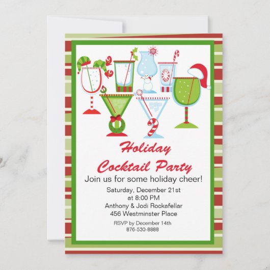 Schattige uitnodiging voor kerstcadeautjes (Voorkant)