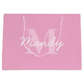 Schattige uitziende cursieve naam & monogram | Roz Groot Cadeauzakje (Voorkant)