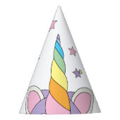 Schattige Unicorn Horn Dress Up Party Petten Feesthoedjes (Voorkant)