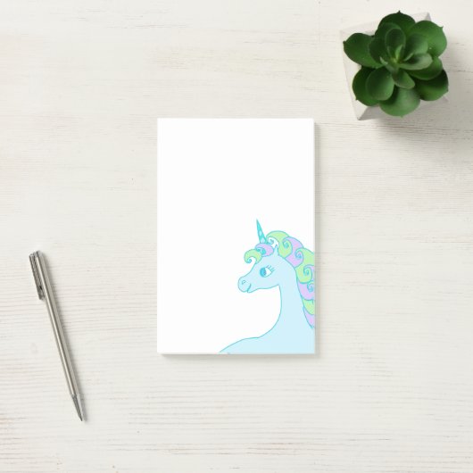 schattige unicorn Post-It Notes (Kantoor)