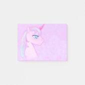 schattige unicorn Post-It Notes (Voorkant)