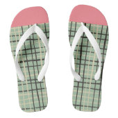Schattige unieke mix en match l Scottish Pink Teenslippers (Voetbed)