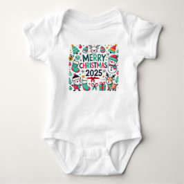 "Schattige Unisex Baby Christmas Bodysuit" Romper
