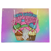 schattige unisex Birthday gnome Groot Cadeauzakje (Voorkant)