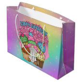 schattige unisex Birthday gnome Groot Cadeauzakje (Achterkant Gekanteld)