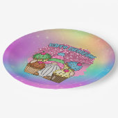 schattige unisex Birthday gnome Papieren Bordje (Gekanteld)