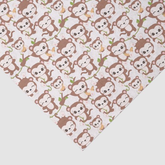 schattige unisex kleine aap baby tissuepapier (Detail)