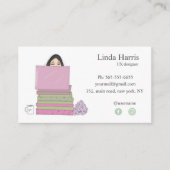 Schattige, UX designer, grafisch ontwerper Visitekaartje (Voorkant)