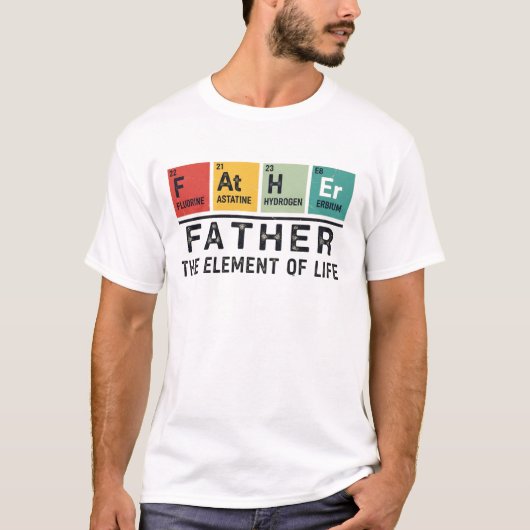 Schattige Vader Element T-shirt (Voorkant)