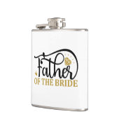 Schattige Vader Van De Bruid  Heupfles (Links)