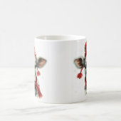 Schattige vakantie baby koe Kerst Koffiemok (Center)