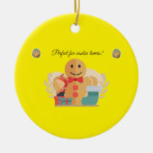 Schattige Vakantie Cadeau voor Cookie Lovers Keramisch Ornament (Voorkant)