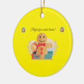 Schattige Vakantie Cadeau voor Cookie Lovers Keramisch Ornament (Links)