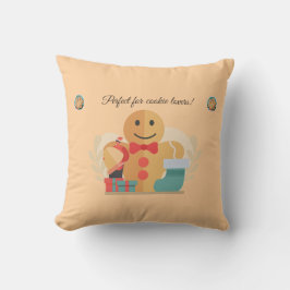 Schattige Vakantie Cadeau voor Cookie Lovers Kussen