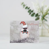 Schattige Vakantie Chickadee Cadeaubon Briefkaart (Staand voorkant)