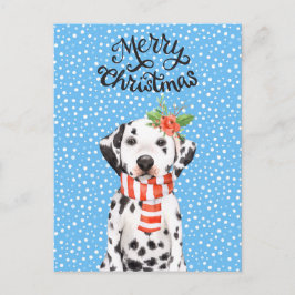 Schattige vakantie Dalmatische Puppy Feestdagen Br
