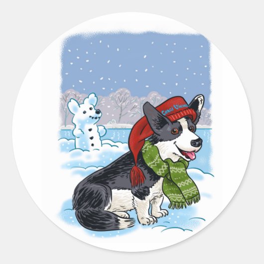 Schattige vakantie sticker (Voorkant)