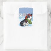 Schattige vakantie sticker (Tas)