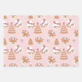 Schattige vakantiehert inpakpapier vel (Voorkant 2)