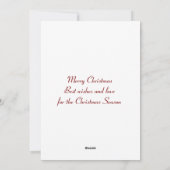 Schattige vakantiehonden met kerstmutsen feestdagenkaart (Achterkant)