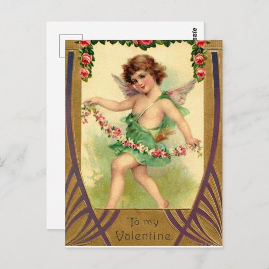 schattige  Valentijn Briefkaart (Voorkant / Achterkant)