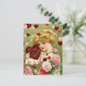 schattige  Valentijn Briefkaart (Staand voorkant)