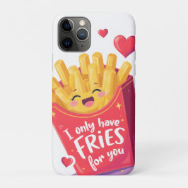 Schattige Valentijn Frites Woordgrap Case-Mate iPhone Case