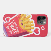 Schattige Valentijn Frites Woordgrap Case-Mate iPhone Case (Achterkant (horizontaal))