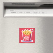 Schattige Valentijn Frites Woordgrap Magneet (Insitu (Vaatwasser))