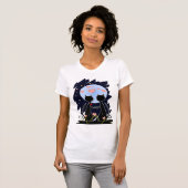 Schattige Valentijn katten T-shirt (Voorkant volledig)