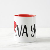 schattige Valentijn lava woordkunst Mok (Midden)