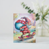 Schattige Valentijn oude gnoom Briefkaart (Staand voorkant)