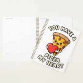 Schattige Valentijn Pizzapunt – Leuke Romantische  Planner (Display)