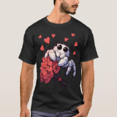 Schattige Valentijn springen spin T-shirt (Voorkant)