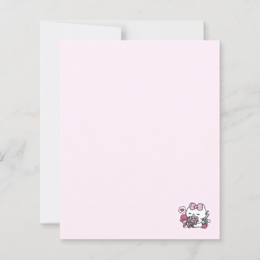 Schattige Valentijns Cat Design – Feline the Love (Achterkant)