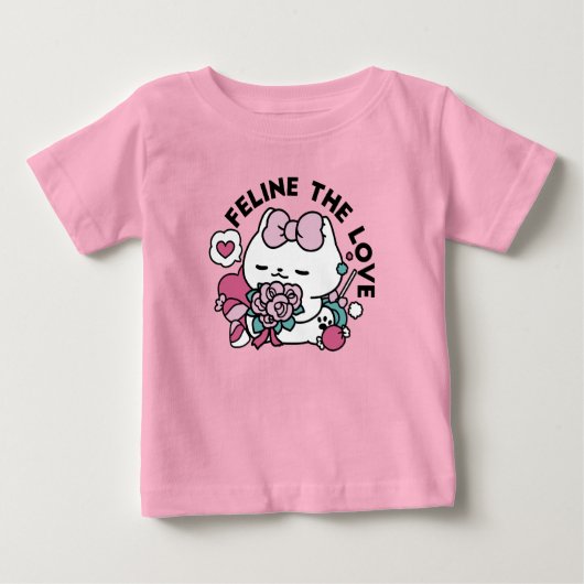 Schattige Valentijns Cat Design – Feline the Love (Voorkant)