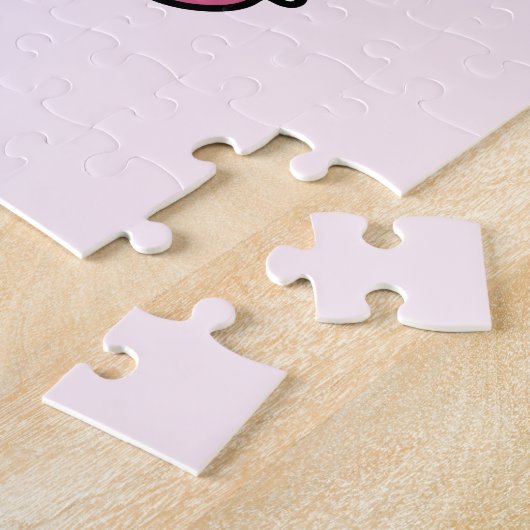 Schattige Valentijns Cat Design – Feline the Love Legpuzzel (Zijkant)