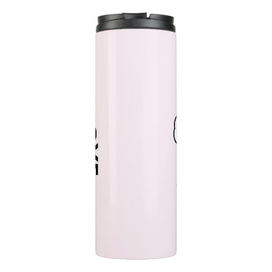 Schattige Valentijns Cat Design – Feline the Love Thermosbeker (Achterkant)