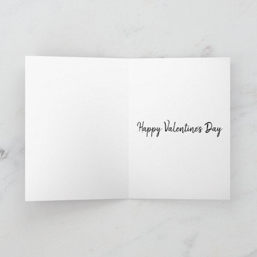 Schattige Valentijns Dag Puppy Kaart (Binnen)