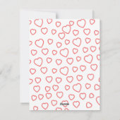 Schattige Valentijn's Day Kaart voor kinderen (Achterkant)