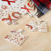 Schattige Valentijns Highland Koe Legpuzzel (Zijkant)
