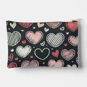 Schattige Valentijns krijtharten Etui (Achterkant)