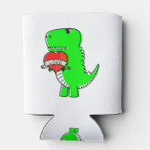 Schattige Valentijnsdag Dinosaurussen Blikjeskoeler (Achterkant)